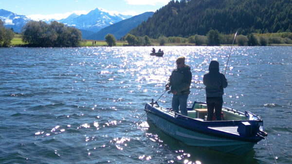 Fishing at the Lake San Valentino