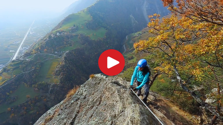 Klettersteig Hoachwool in Naturns