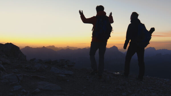 All’alba sul Piz Boè