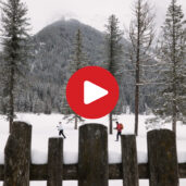 Lake Anterselva in winter