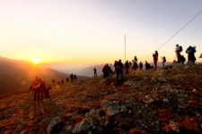 All&#8217;alba in cima allo Stoanamandl