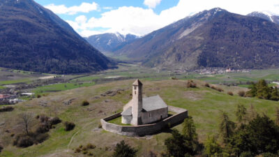 La Collina di Tarces dall'alto