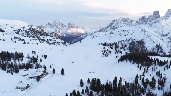 Plätzwiese im Winter aus der Luft