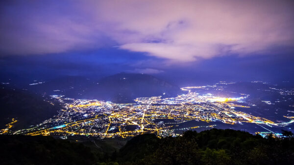 Atmosfera serale su Bolzano