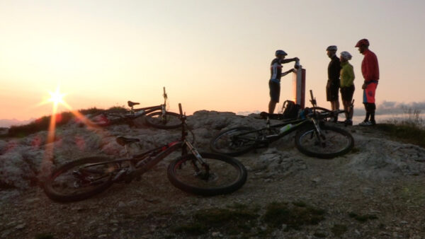 In MTB all’alba sul Monte Roen