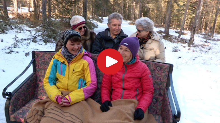 In carrozza sulla neve a Dobbiaco