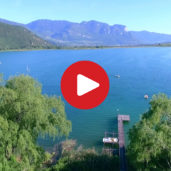 Der Kalterer See von oben