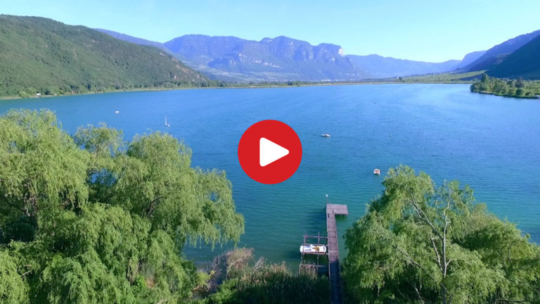 Der Kalterer See von oben