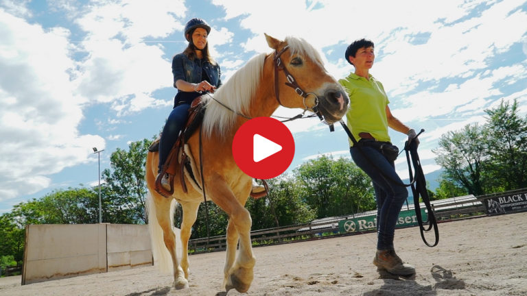 Riding instructor Priska Kelderer