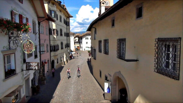 Il paese di Caldaro dall’alto