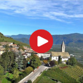 Cortaccia on the Wine Road as seen from above