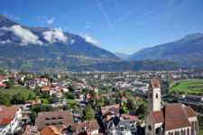 Marling bei Meran von oben